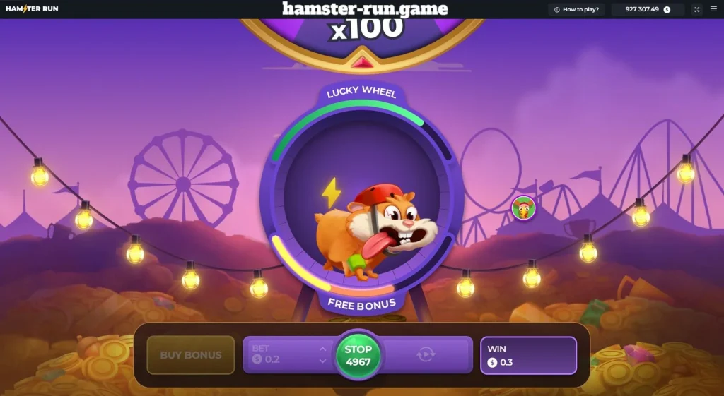 Hamster run ui and ux